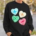 Valentines Day Hearts With Math Symbols Sweatshirt Gifts for Him