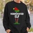 Verrückter Elf Partnerlook Familien Elfen Outfit Weihnachts Sweatshirt Geschenke für Ihn