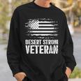Veteran Gift Desert Storm Veteran Men Women Sweatshirt Graphic Print Unisex Gifts for Him