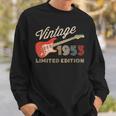Vintage 1953 Limited Edition Guitar Year Of Birth Birthday Sweatshirt Gifts for Him