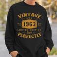 Vintage 1963 Limited Edition 60 Year Old Birthday Gifts Sweatshirt Gifts for Him