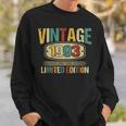 Vintage 1993 Made In 1993 30Th Birthday 30 Years Old Gifts Sweatshirt Gifts for Him