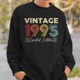 Vintage 1995 Wedding Anniversary Born In 1995 Birthday Party Sweatshirt Gifts for Him