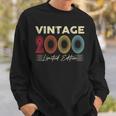 Vintage 2000 Wedding Anniversary Born In 2000 Birthday Party Sweatshirt Gifts for Him