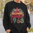 Vintage 55 Year Old March 1968 Limited Edition 55Th Birthday V2 Sweatshirt Gifts for Him