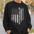 Vintage American Flag Best Ping Pong Dad Ever Table Tennis Sweatshirt Gifts for Him