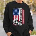 Vintage American Flag Mechanic Dad Daddy Men Gift Sweatshirt Gifts for Him
