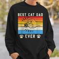 Vintage Best Cat Dad Ever Cat Dad Father Day Gift V2 Sweatshirt Gifts for Him