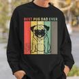 Vintage Best Pug Dog Dad Ever Gift Men Sweatshirt Gifts for Him