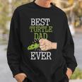 Vintage Best Turtle Dad Ever Fathers Day Animal Lovers Gift Gift For Mens Sweatshirt Gifts for Him