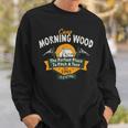 Vintage Camp Morning Wood Camping The Perfect Place To Pitch Sweatshirt Gifts for Him