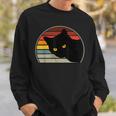 Vintage Cat 80S Retro Style For Cat Lover Cat Mom Cat Dad Sweatshirt Gifts for Him
