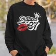 Vintage Chapter 37 Classy Lips Happy Birthday 37 Years Born Sweatshirt Gifts for Him