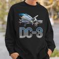 Vintage Dc-3 Flugzeug-Outfit Für Herren Sweatshirt Geschenke für Ihn