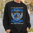 Vintage I Have Two Titles Us Air Force Veteran And Papaw Sweatshirt Gifts for Him