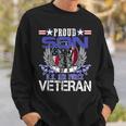Vintage Proud Son Of A US Air Force Veteran Gift Mom Dad Sweatshirt Gifts for Him