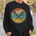 Vintage Retro 60S 70S Style Lacrosse Stick Player Lover Sweatshirt Gifts for Him