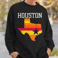 Vintage Retro Houston Texas Sweatshirt Gifts for Him
