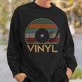 Vintage Retro Vinyl Record Player Analog Lp Music Player Men Women Sweatshirt Graphic Print Unisex Gifts for Him