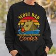 Vintage Scout Dad Except Way Cooler Normal Dad Fathers Day Sweatshirt Gifts for Him