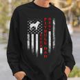 Vintage Usa American Flag Best Pit Bull Pitbull Dog Dad Ever Gift For Mens Sweatshirt Gifts for Him