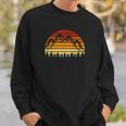Wander Vintage Sun Mountains For Mountaineers And Hikers V2 Sweatshirt Geschenke für Ihn