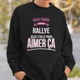Weltbestes Rallye Sweatshirt, Lustiges Weihnachtsgeburtstagsgeschenk für Frauen Geschenke für Ihn