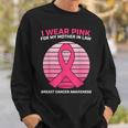 Women Gifts Wear Pink Mother In Law Breast Cancer AwarenessSweatshirt Gifts for Him
