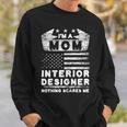 Womens Mom Interior Designer Usa Flag Mother Decorator ArchitectSweatshirt Gifts for Him