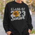 Womens Sunflower Senior Mom 23 Graduation Senior 23 Class Of 2023 Sweatshirt Gifts for Him