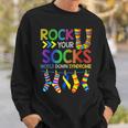 World Down Syndrome Awareness Day Rock Your Socks Sweatshirt Gifts for Him