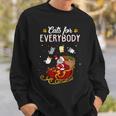 Xmas Cats For Everybody Cat Christmas Ugly Christmas Men Women Sweatshirt Graphic Print Unisex Gifts for Him