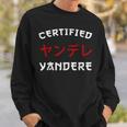 Yandere Anime I Kawaii Japanese Anime Senpai Men Women Sweatshirt Graphic Print Unisex Gifts for Him