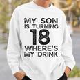 18Th Birthday For Dad Mom 18 Year Old Son Family Squad Sweatshirt Gifts for Him