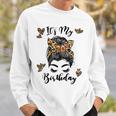 20 Years Old Girl 20Th Birthday Messy Bun Happy Birthday 20 Sweatshirt Gifts for Him