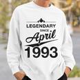 30 Geburtstag 30 Jahre Alt Legendär Seit April 1993 V2 Sweatshirt Geschenke für Ihn