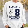 8 Jahre Level 8 Freigeschaltet Legendar Sweatshirt Geschenke für Ihn