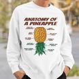 Anatomy Of A Pineapple - Upside Down Pineapple Swinger Sweatshirt Gifts for Him