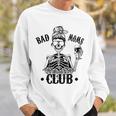 Bad Moms Club Leopard Schädel Sweatshirt, Lustig für Mamas Geschenke für Ihn