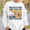 Best Chow Chow Dog Mom Ever Bump Fit Funny Dog Lover Gift Sweatshirt Gifts for Him