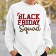 Black Friday Squad Buffalo Plaid Leopard Printed Gift Sweatshirt Gifts for Him