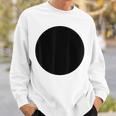 Blank Abstract Printed Black Circle Novelty Graphics Design Sweatshirt Gifts for Him