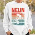 BMX Fahrer Fan Sweatshirt für Kinder, Vintage 9. Geburtstag Junge Geschenke für Ihn