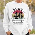 Built 46 Years Ago 46Th Birthday All Parts Original 1977 Sweatshirt Gifts for Him