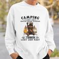 Camping Sweatshirt Lustiger Spruch mit Bärenmotiv, Problemlösungs-Sweatshirt Geschenke für Ihn