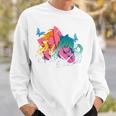 Colored Panty And Stocking Design Sweatshirt Gifts for Him