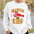 Crawfish King Crawfish Boil Party Festival Men Women Sweatshirt Graphic Print Unisex Gifts for Him