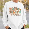 Give Thank To The Lord Psalms 1071 Christian Thanksgiving Men Women Sweatshirt Graphic Print Unisex Gifts for Him