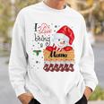 I Love Being A Mama Snowman Family Christmas Xmas Pajamas Men Women Sweatshirt Graphic Print Unisex Gifts for Him