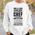 Ich Bin Stolzer Chef Eines Ungeheuer Fantastischen Teams Job Sweatshirt Geschenke für Ihn